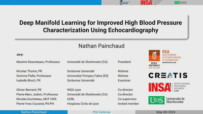 Deep manifold learning for improved high blood pressure characterization using echocardiography featured image